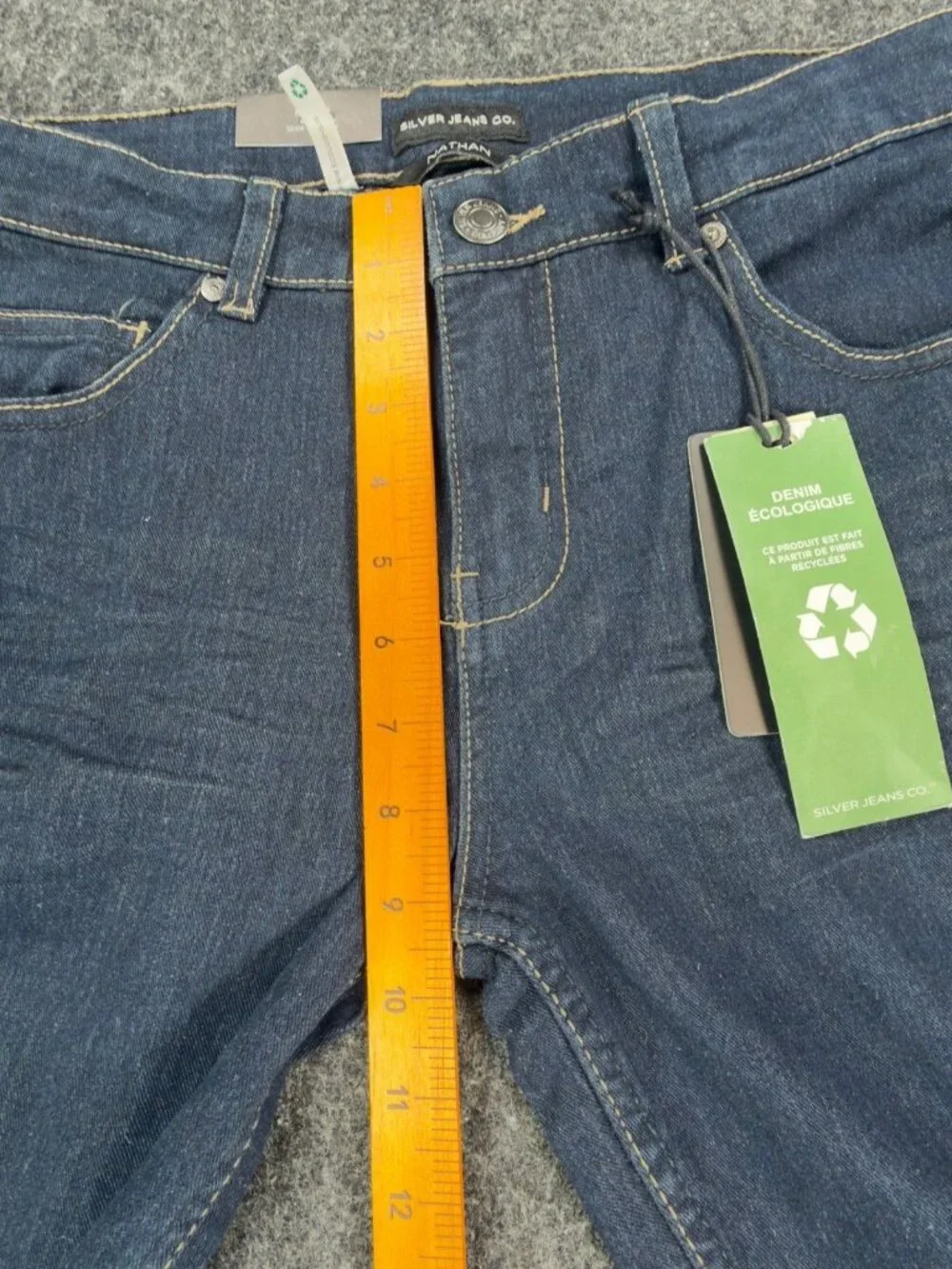 Silver Jeans Nathan Skinny Jeans Boys 12 Dark Wash Stretch Denim NWT